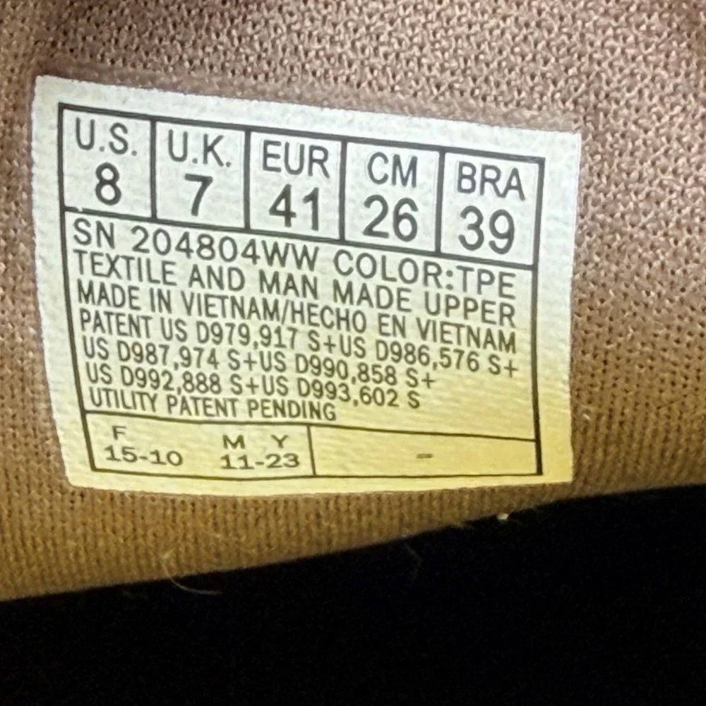 Skechers Slip Ins Men's 8 4E Extra Wide Loafers Taupe Memory Foam Ralven 204804